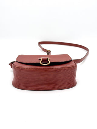 Louis Vuitton Saint Cloud Mini Epi Leder braun