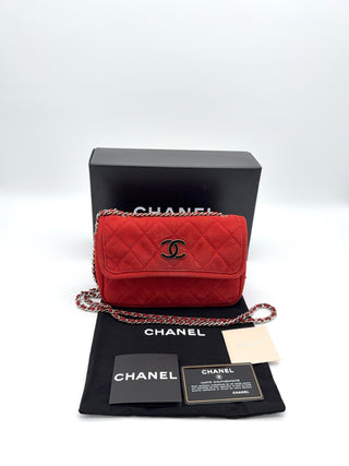 Chanel Mini Bag Wildleder - Second Hand - BONVOYAGELOUIS
