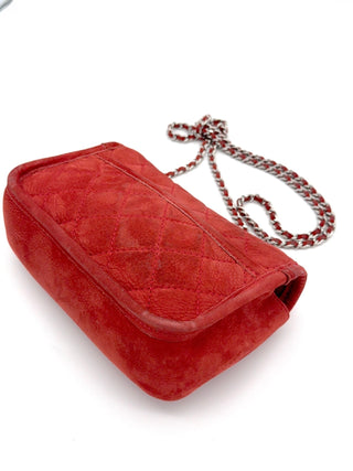 Chanel Mini Bag Wildleder - Second Hand - BONVOYAGELOUIS