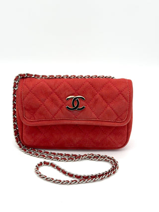 Chanel Mini Bag Wildleder - Second Hand - BONVOYAGELOUIS