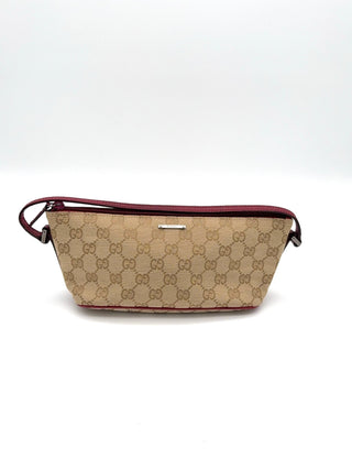 Gucci Boat Pochette in Beige – Vintage Designer Mini-Tasche