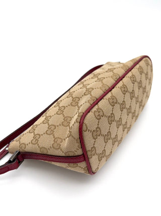 Gucci Boat Pochette in Beige – Vintage Designer Mini-Tasche