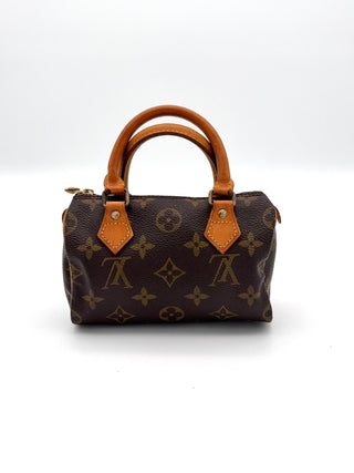 Louis Vuitton Mini Speedy inkl. Schulterriemen - Second Hand - BONVOYAGELOUIS