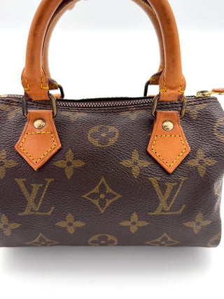 Louis Vuitton Mini Speedy inkl. Schulterriemen - Second Hand - BONVOYAGELOUIS
