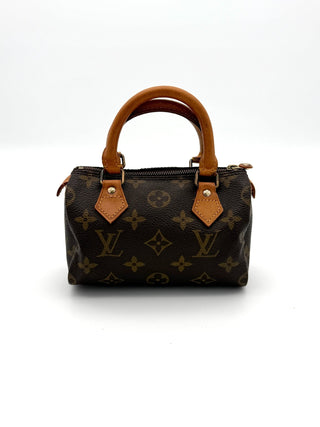 Louis Vuitton Mini Speedy inkl. Schulterriemen - Second Hand - BONVOYAGELOUIS