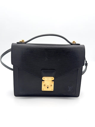 Louis Vuitton Monceau Epi Leder schwarz - Second Hand - BONVOYAGELOUIS