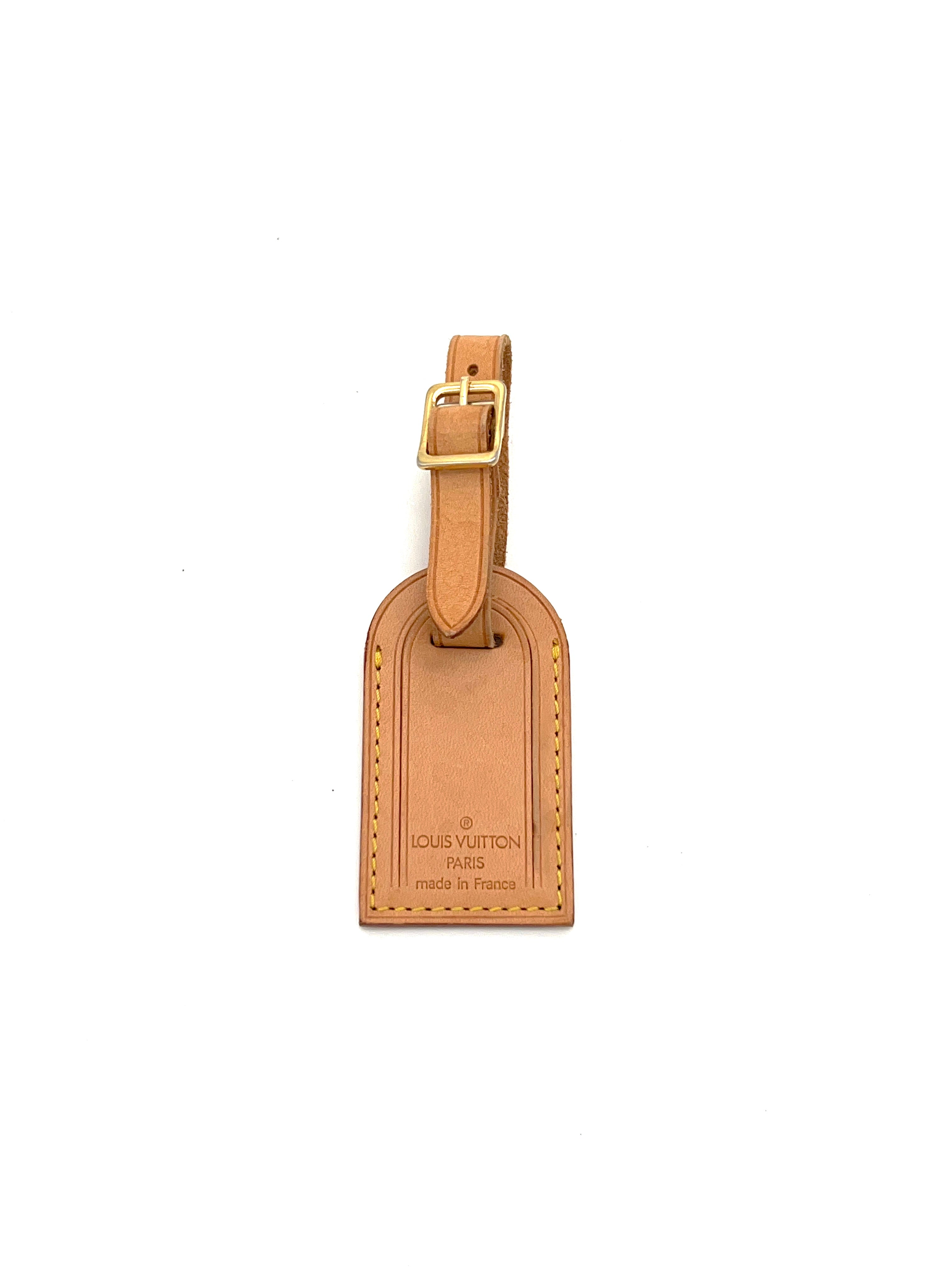 Luggage tag louis store vuitton price