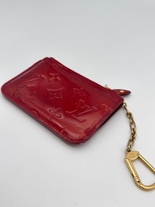 Louis Vuitton Key Pouch Vernis Leder