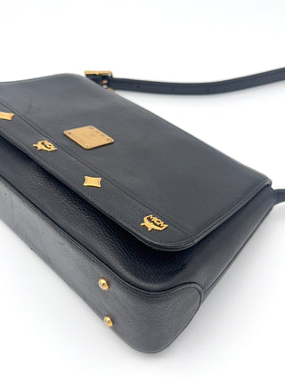 MCM Schultertasche schwarz