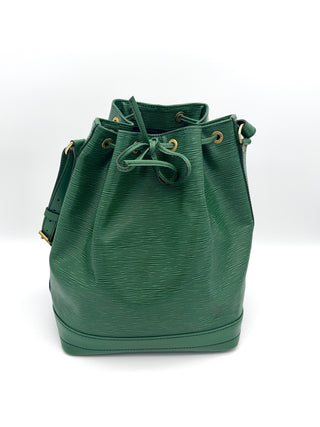 Louis Vuitton Sac Noé Grande Epi Leder grün