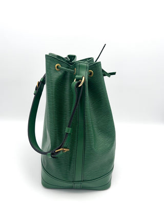 Louis Vuitton Sac Noé Grande Epi Leder grün