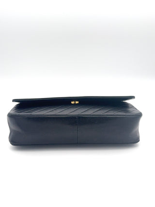 Chanel Singel Flap Tasche schwarz