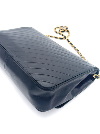 Chanel Singel Flap Tasche schwarz
