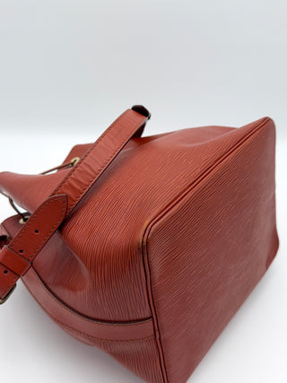 Louis Vuitton Sac Noé Petit Epi Leder braun