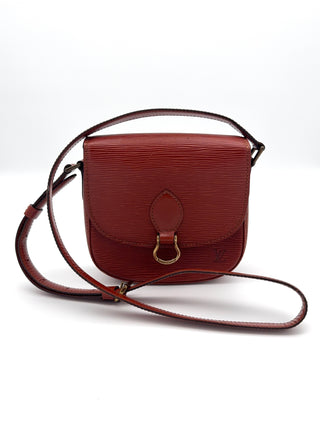 Louis Vuitton Saint Cloud Mini Epi Leder braun