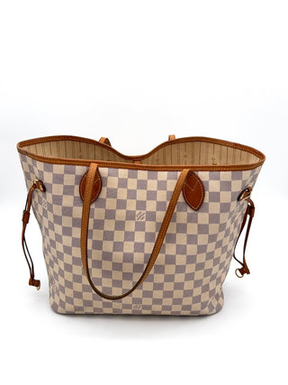 Louis Vuitton Neverfull MM Damier Azur Rückseite