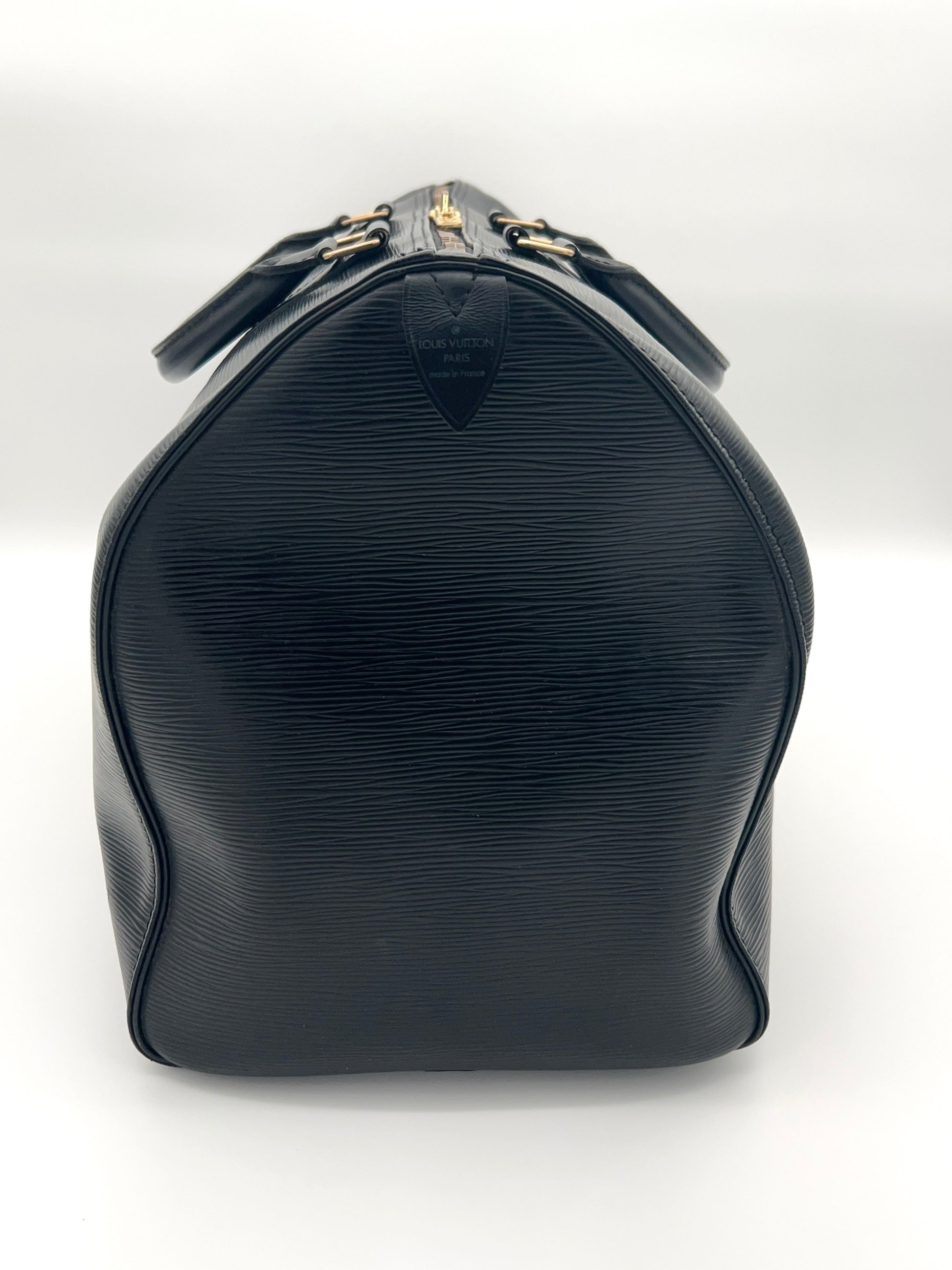 Louis Vuitton Black Epi Leather Speedy 30 Bag Louis Vuitton