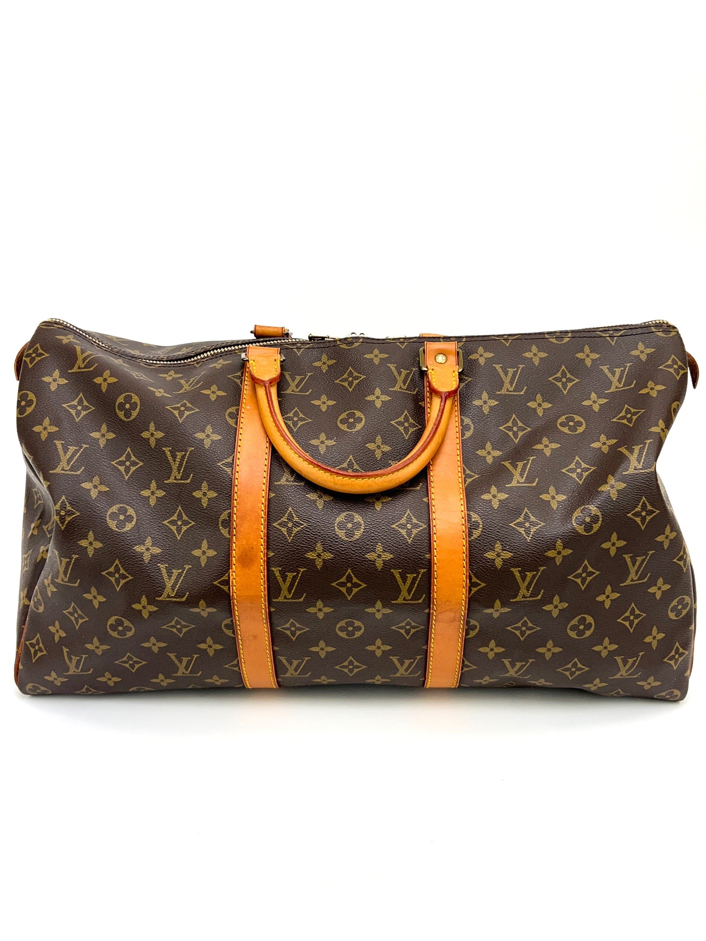 Louis Vuitton Yellow Everyday Logo Keepall 50