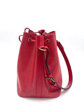 Louis Vuitton Sac Noé Petit Epi Leder rot