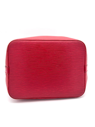 Louis Vuitton Sac Noé Petit Epi Leder rot