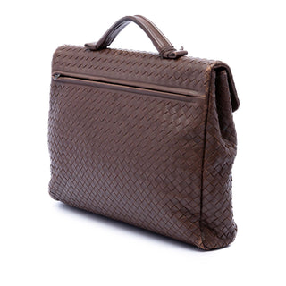 Bottega Veneta Intrecciato Aktentasche Nappaleder - Handtasche- Second Hand - BONVOYAGELOUIS
