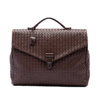 Bottega Veneta Intrecciato Aktentasche Nappaleder - Handtasche- Second Hand - BONVOYAGELOUIS
