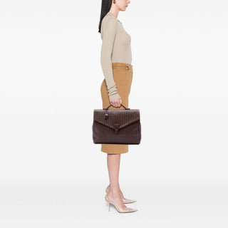 Bottega Veneta Intrecciato Aktentasche Nappaleder - Handtasche- Second Hand - BONVOYAGELOUIS