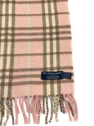 Burberry Schal Kaschmir rosa - Second Hand - BONVOYAGELOUIS