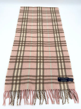 Burberry Schal Kaschmir rosa - Second Hand - BONVOYAGELOUIS