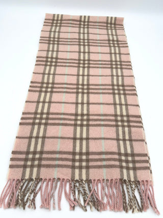 Burberry Schal Kaschmir rosa - Second Hand - BONVOYAGELOUIS
