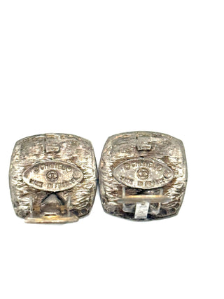 Chanel CC Clip - on Ohrringe silber - Second Hand - BONVOYAGELOUIS