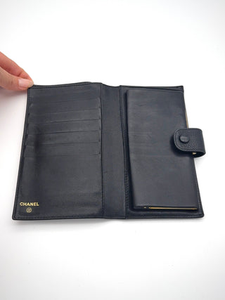 Chanel Portemonnaie Long Wallet Kaviarleder - Second Hand - BONVOYAGELOUIS