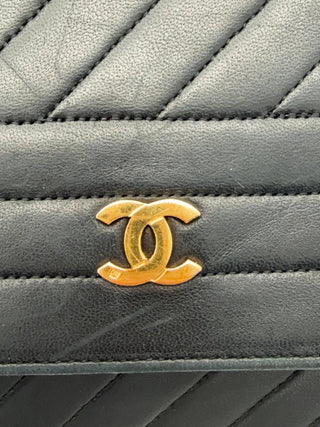 Chanel Singel Flap Tasche schwarz - Second Hand - BONVOYAGELOUIS