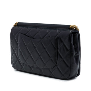 Chanel Top Handel Singel Flap - Handtasche- Second Hand - BONVOYAGELOUIS
