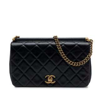 Chanel Top Handel Singel Flap - Handtasche- Second Hand - BONVOYAGELOUIS