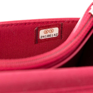 Chanel Wallet on Chain WOC Lammleder - Handtasche- Second Hand - BONVOYAGELOUIS