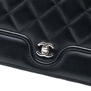 Chanel Wallet on Chain WOC Lammleder - Handtasche- Second Hand - BONVOYAGELOUIS