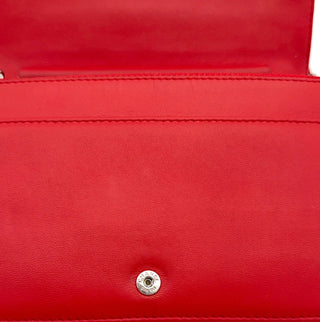 Chanel Wallet on Chain WOC Lammleder rot - Second Hand - BONVOYAGELOUIS