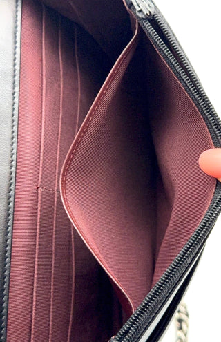 Chanel Wallet on Chain WOC schwarz - Second Hand - BONVOYAGELOUIS