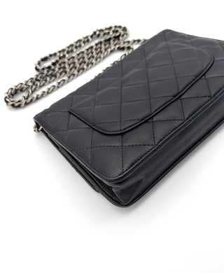 Chanel Wallet on Chain WOC schwarz - Second Hand - BONVOYAGELOUIS