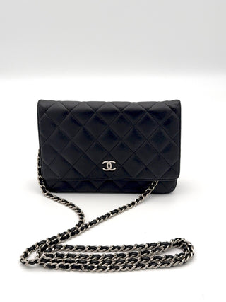 Chanel Wallet on Chain WOC schwarz - Second Hand - BONVOYAGELOUIS