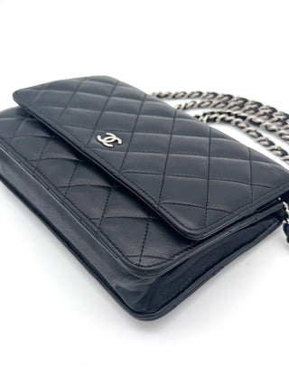 Chanel Wallet on Chain WOC schwarz - Second Hand - BONVOYAGELOUIS
