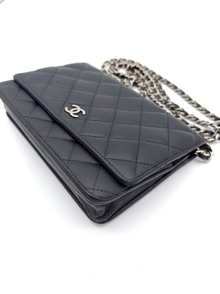 Chanel Wallet on Chain WOC schwarz - Second Hand - BONVOYAGELOUIS