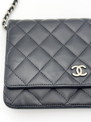 Chanel Wallet on Chain WOC schwarz - Second Hand - BONVOYAGELOUIS