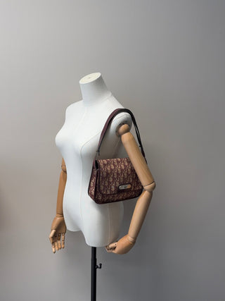 Christian Dior Oblique Monogram Schultertasche - Second Hand - BONVOYAGELOUIS