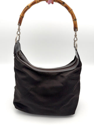 Gucci Bamboo Tasche dunklebraun - Second Hand - BONVOYAGELOUIS