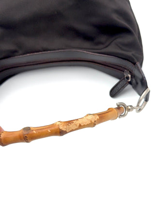 Gucci Bamboo Tasche dunklebraun - Second Hand - BONVOYAGELOUIS