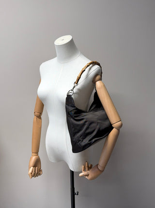 Gucci Bamboo Tasche dunklebraun - Second Hand - BONVOYAGELOUIS