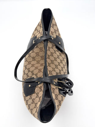 Gucci GG Canvas Mini Shopper - Handtasche- Second Hand - BONVOYAGELOUIS