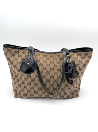 Gucci GG Canvas Mini Shopper - Handtasche- Second Hand - BONVOYAGELOUIS